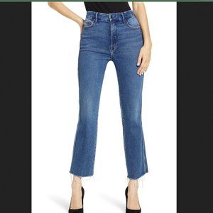Good American Good Curve High Waist Ankle Straight Leg Jeans Sz 12/31 - GUC